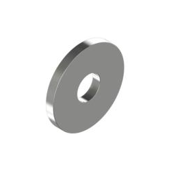 Rondelle piane maggiorate per legno - acciaio inox 316