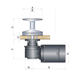 Verricelli da tonneggio serie idhra 2