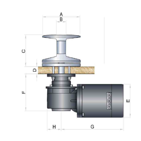 Verricelli da tonneggio serie idhra