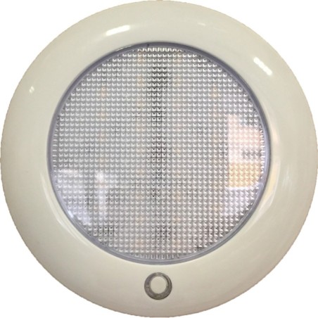 Plafoniera a Led con interruttore luce bianca o blu 12-30Volt