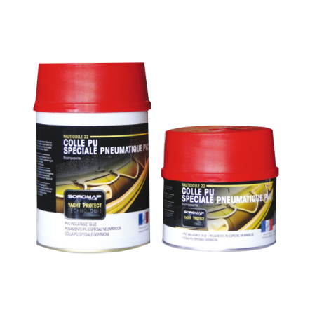 Colla bicomponente per gommoni PVC