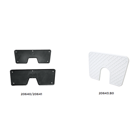 Piastre proteggipoppa piane