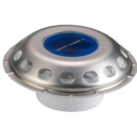 Aeratori circolari con pannelli solari