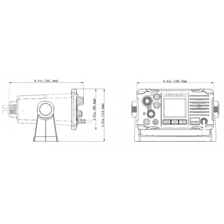 RADIO VHF LINK-6S LOWRANCE