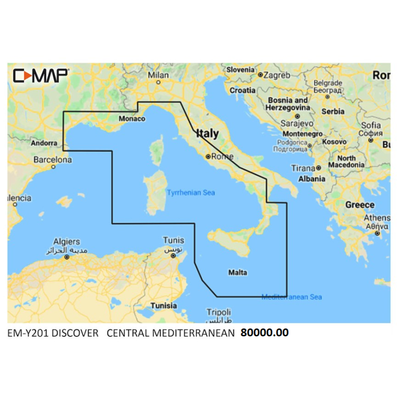 CARTOGRAFIA C-MAP DISCOVER