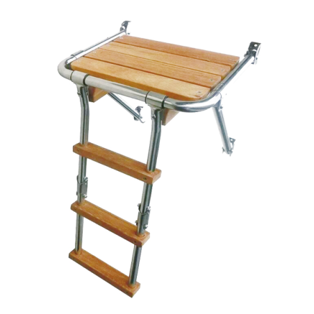 Scalette con plancetta di poppa