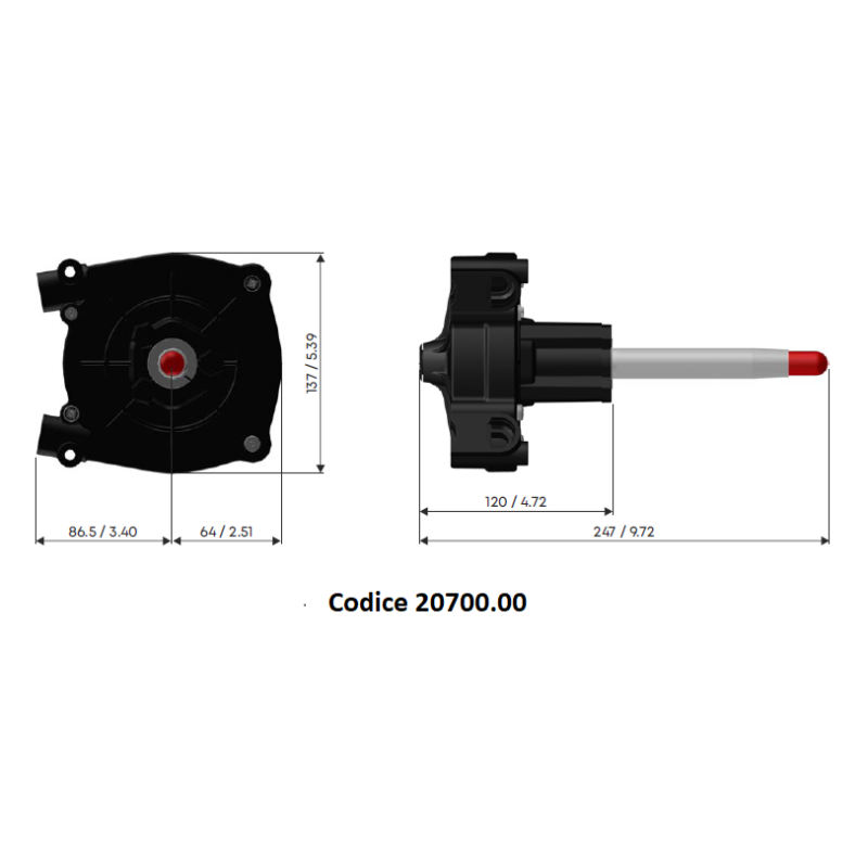 Timoni di guida meccanici Planetary 150