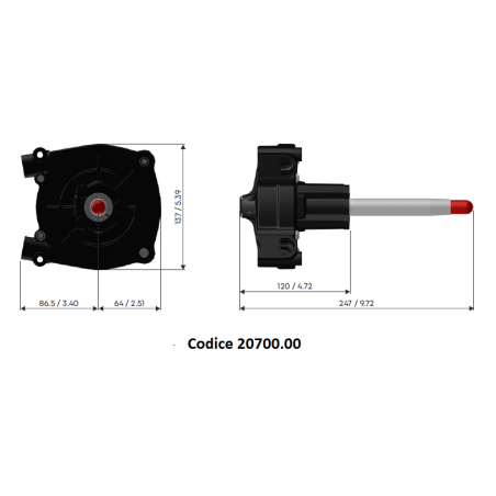Timoni di guida meccanici Planetary 150