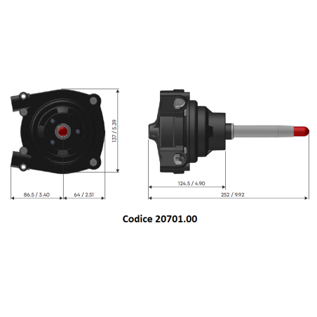 Timoni di guida meccanici Planetary 150