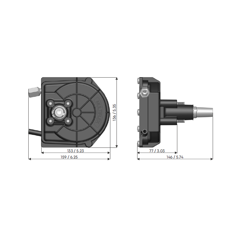 Timoni di guida meccanici Light