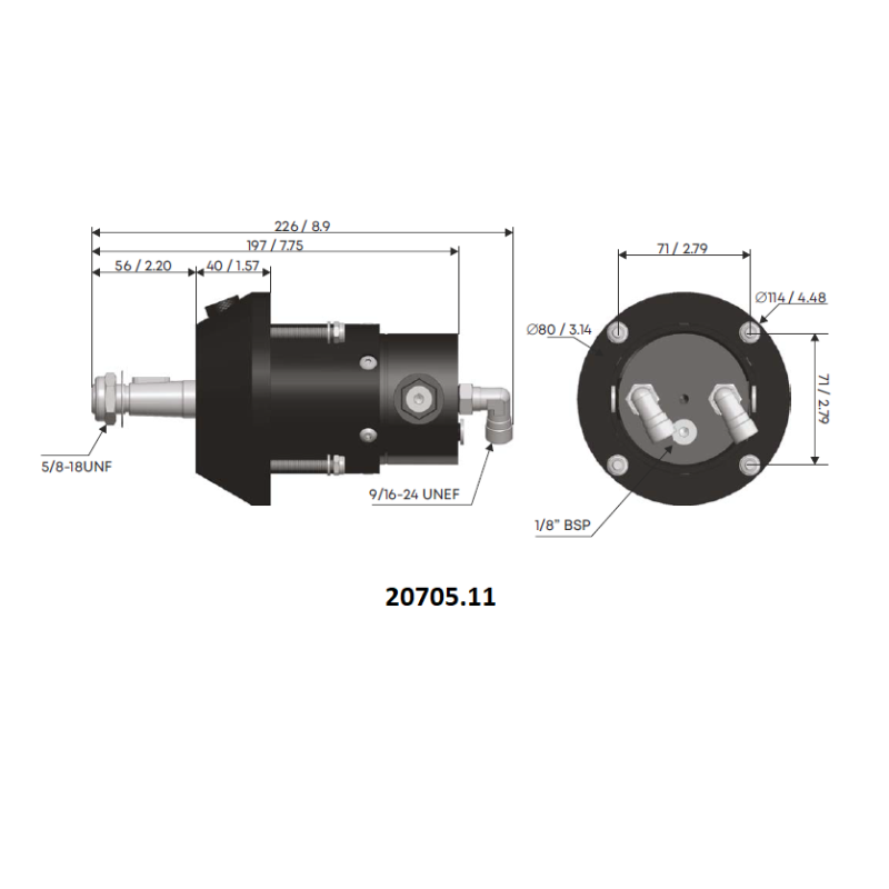 Pompe per timonerie idrauliche