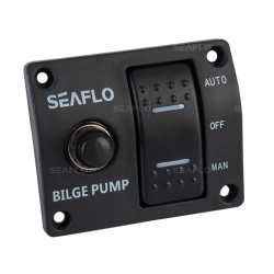 Pannelli per pompe di sentina con magnetotermico