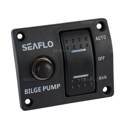 Pannelli per pompe di sentina con magnetotermico