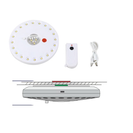 Plafoniera Led a pile