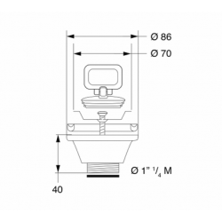 Pilette standard con raccordi portagomma 2