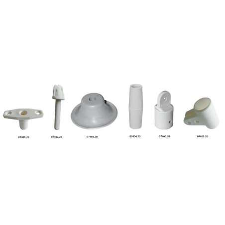 Supporti in nylon per tendalini