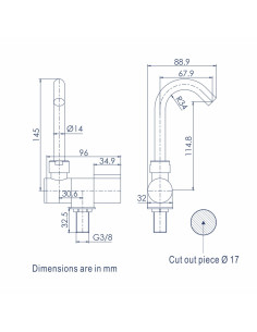 Rubinetti con canna abbattibile 2