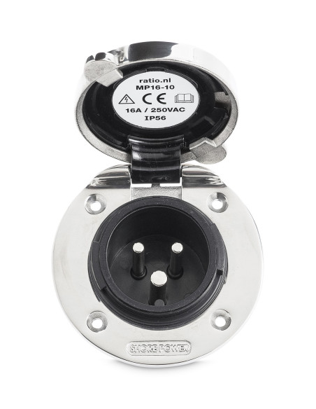 Spine da banchina ad incasso 3 poli (2+T)