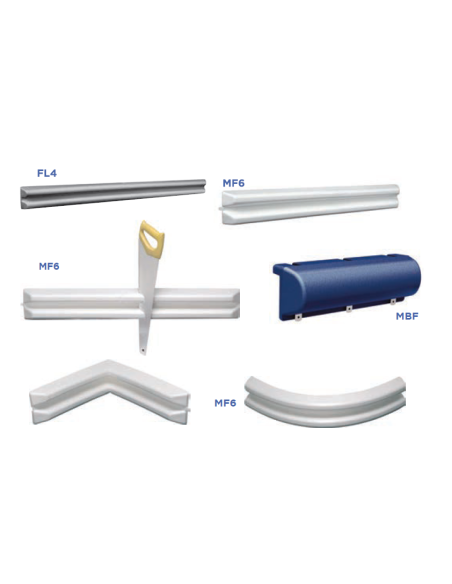 Parabordi da banchina polyform norway serie marina fenders