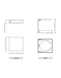 Portabicchieri regolabili 2