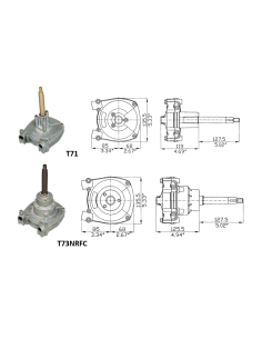 Timone di guida meccanica T71FC E T73NRFC 2