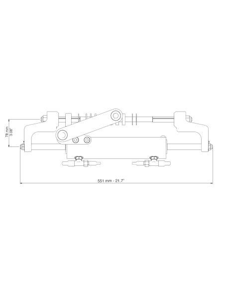 Cilindri per timonerie idrauliche UC95-OBF/1 e UC95-OBF/3